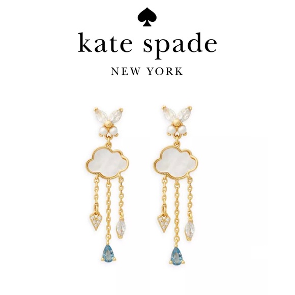 kate spade Jewelry - kate spade new york
Wishes Cubic Zirconia & Mother of Pearl Cloud Drop Earrings